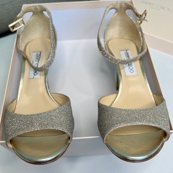Jimmy Choo Champagne Heel Size 40 - Picture 3 of 6